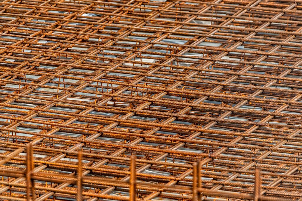 steel mesh, frame, building, shell, formwork, foundation, iron railings, rusty, formwork, foundation, foundation, foundation, foundation, foundation